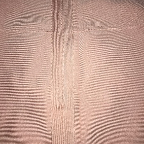 2-piece nude & pink Bandage Dress Set - Picture 6 of 6